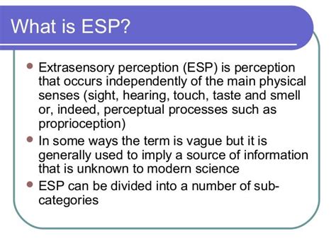 what does esp stand for.